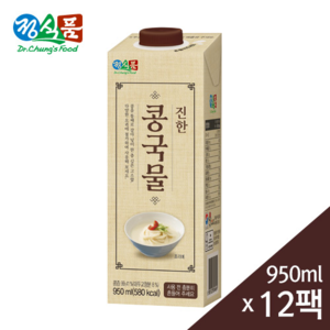 정식품 진한 콩국물 950ml -12팩